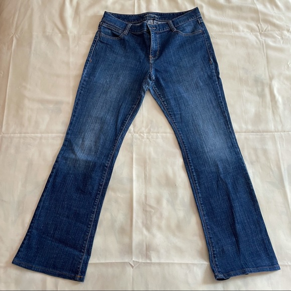Old Navy Denim - 2/$45 old navy- wide leg mid rise mid wash jeans